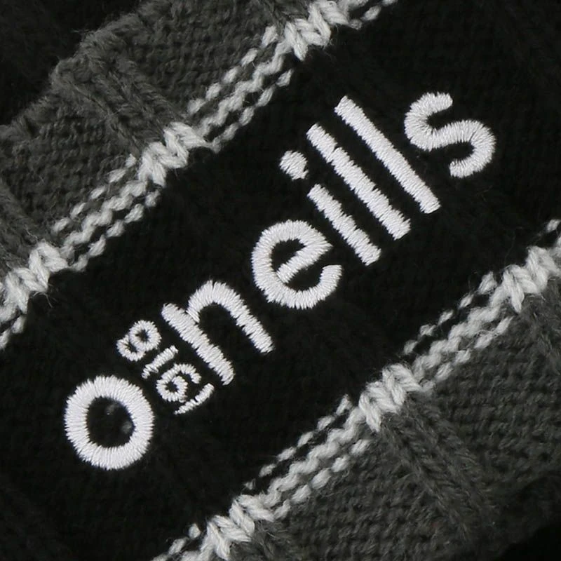 Sligo GAA Darcy Bobble Hat Black / Dark Grey / Silver - Image 3