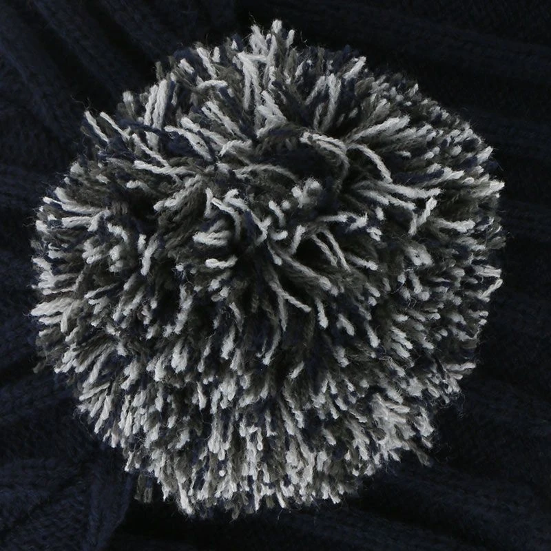 Wexford GAA Darcy Bobble Hat Marine / Dark Grey / Silver - Image 4