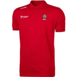 Derry GAA Men's Portugal Cotton Polo Shirt Red