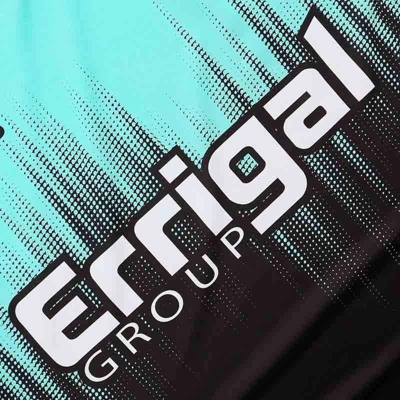 Derry GAA Player Fit Short Sleeve Training Top Green / Black - Image 4