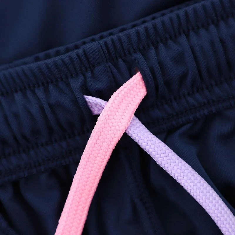 Offaly GAA Kids' Dolmen Training Shorts Marine / Pink / Purple - Image 6