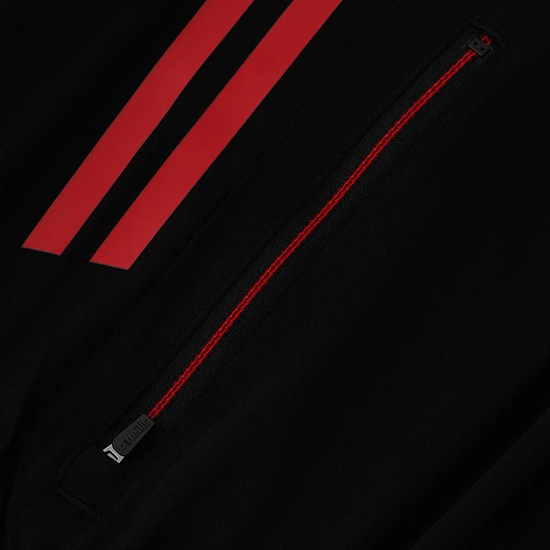 Tyrone GAA Men's Dolmen Training Shorts Black / Red / White - Image 4