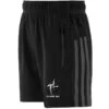 Kildare GAA Kids' Dolmen Training Shorts Black / Dark Grey / White