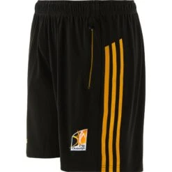 Kilkenny GAA Men's Dolmen Training Shorts Black / Amber / White