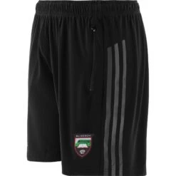 Sligo GAA Men's Dolmen Training Shorts Black / Dark Grey / White