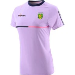 Donegal GAA Women's Dolmen T-Shirt Purple / Marine / Pink