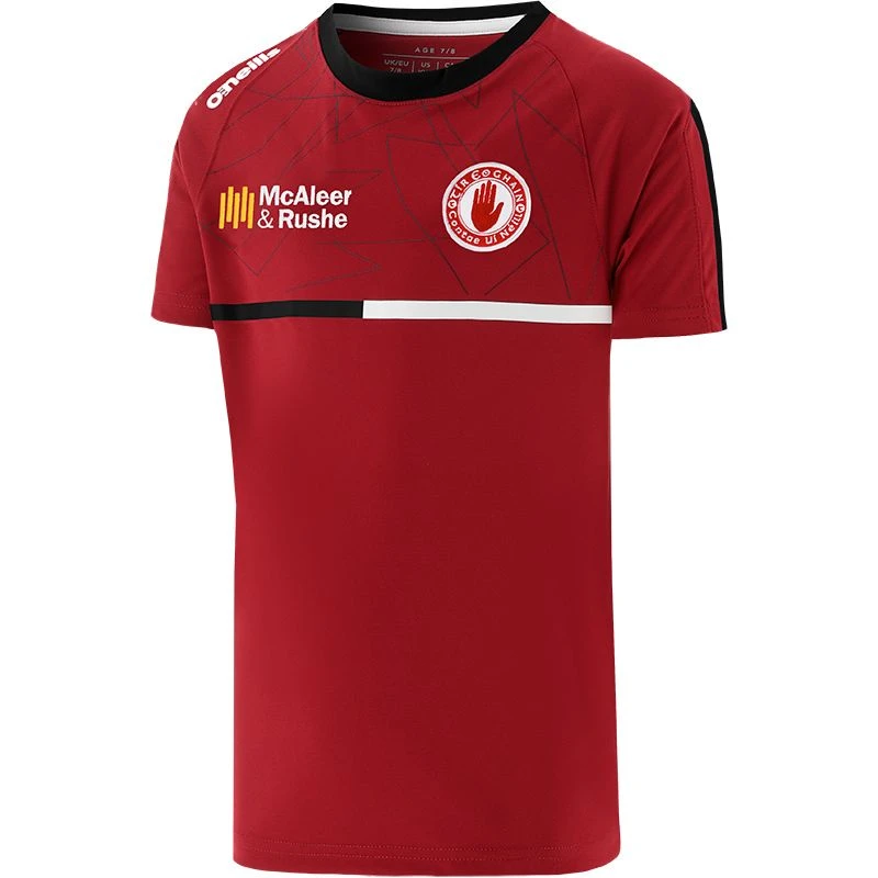 Tyrone GAA Kids' Dolmen T-Shirt Red / Black / White