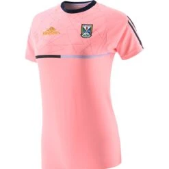 Cavan GAA Women's Dolmen T-Shirt Pink / Marine / Purple
