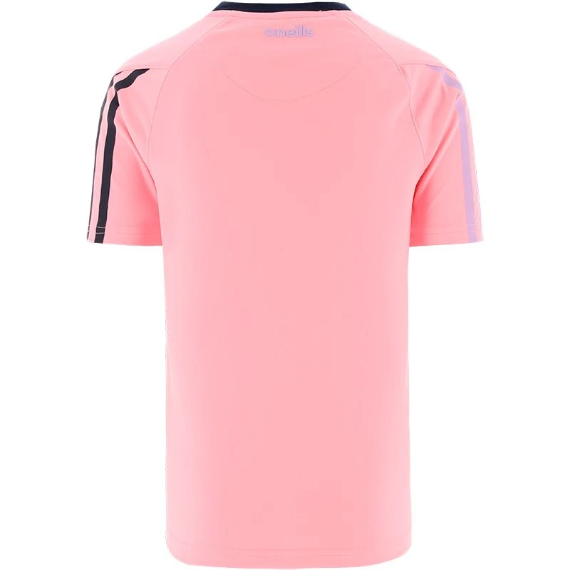 Mayo GAA Kids' Dolmen T-Shirt Pink / Marine / Purple - Image 2