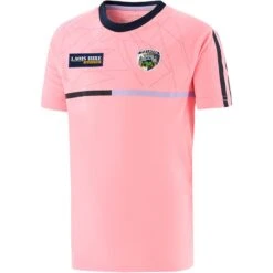 Laois GAA Kids' Dolmen T-Shirt Pink / Marine / Purple