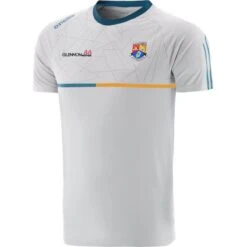 Longford GAA Men's Dolmen T-Shirt Silver / Blue / Amber