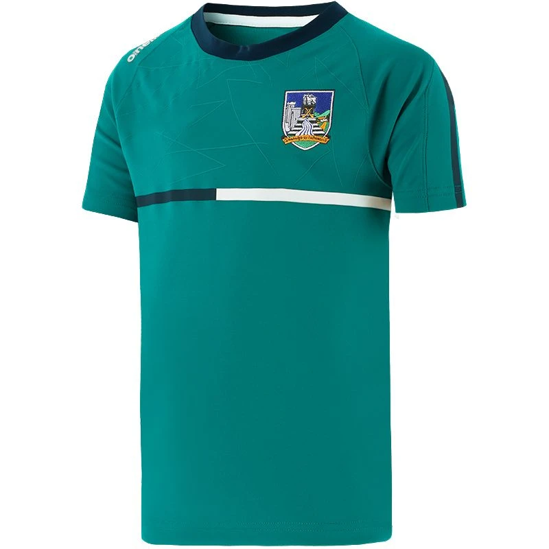 Limerick GAA Kids' Dolmen T-Shirt Green / Marine / White