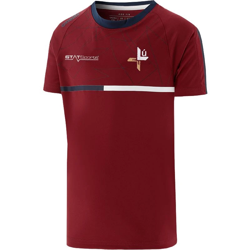 Louth GAA Kids' Dolmen T-Shirt Red / Marine / White