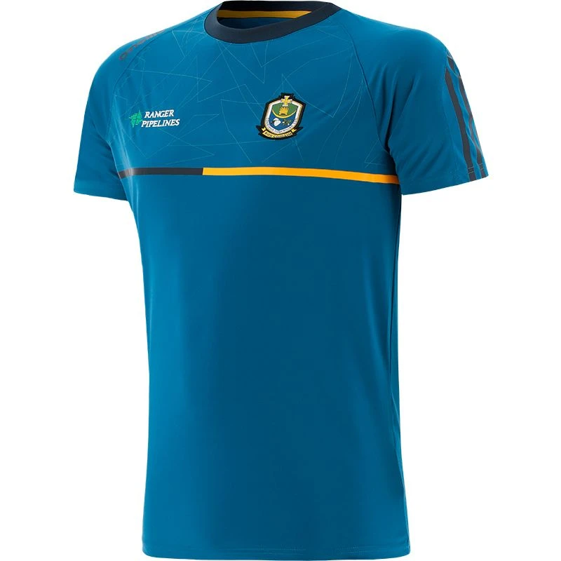 Roscommon GAA Men's Dolmen T-Shirt Blue / Marine / Amber