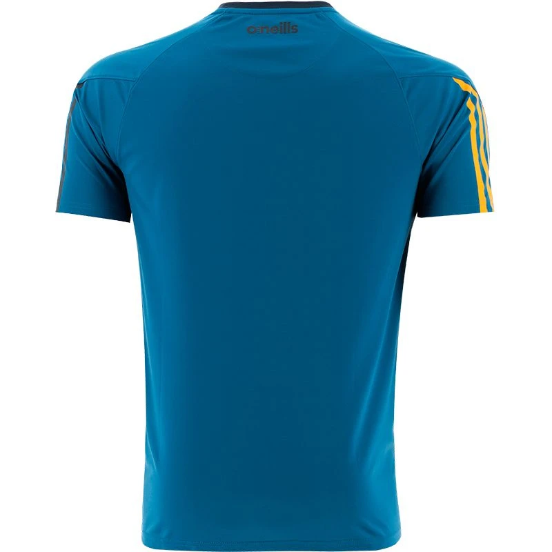 Roscommon GAA Men's Dolmen T-Shirt Blue / Marine / Amber - Image 2