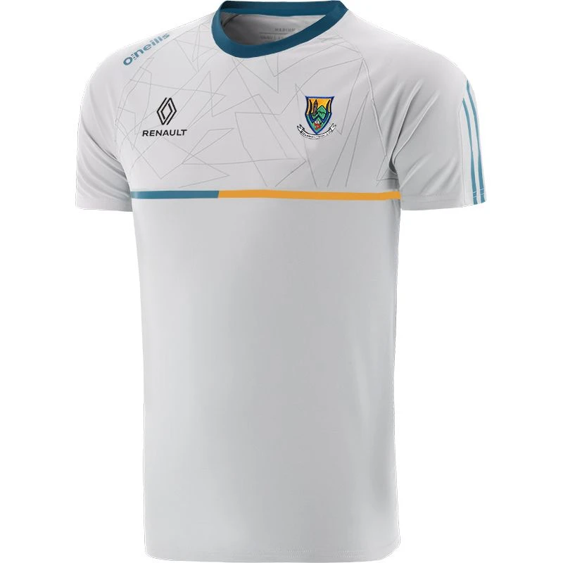 Wicklow GAA Men's Dolmen T-Shirt Silver / Blue / Amber