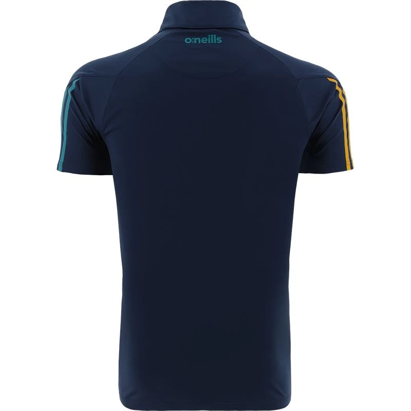 Donegal GAA Men's Dolmen Polo Shirt Marine / Green / Amber - Image 2