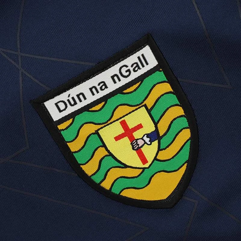 Donegal GAA Men's Dolmen Polo Shirt Marine / Green / Amber - Image 4