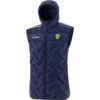 Donegal GAA Men's Dolmen Hooded Padded Gilet Marine / Green / Amber