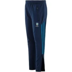 Monaghan GAA Kids' Dolmen Brushed Skinny Bottoms Marine / Blue / White