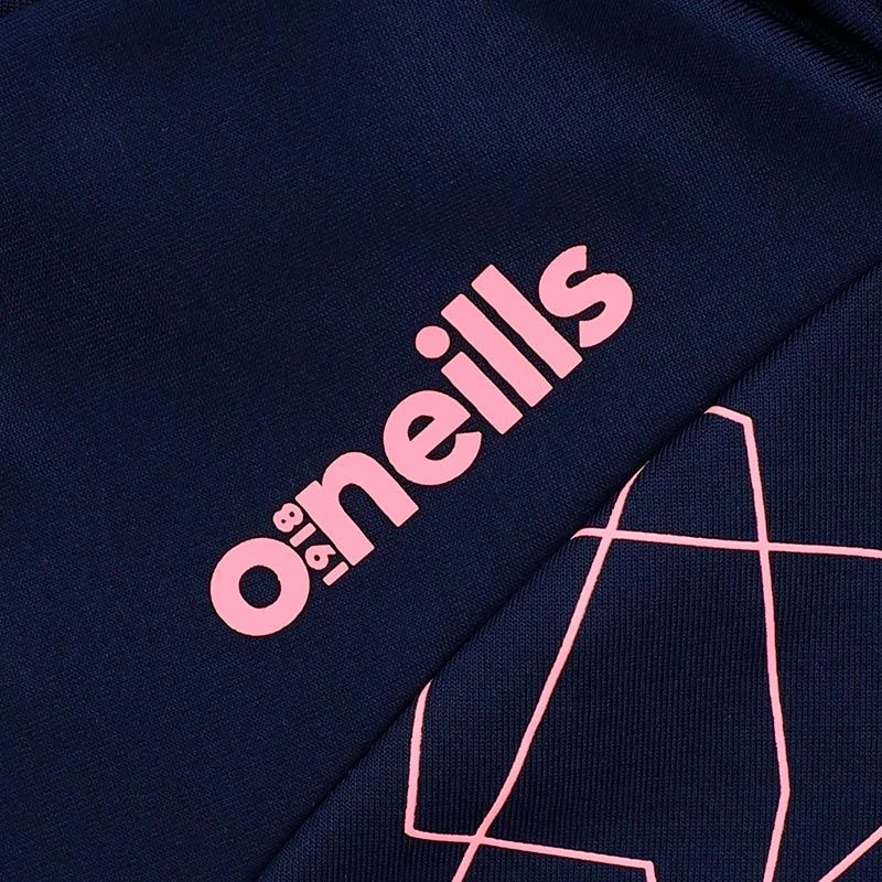 Meath GAA Women's Dolmen Brushed Half Zip Top Marine / Pink / Purple - Image 3