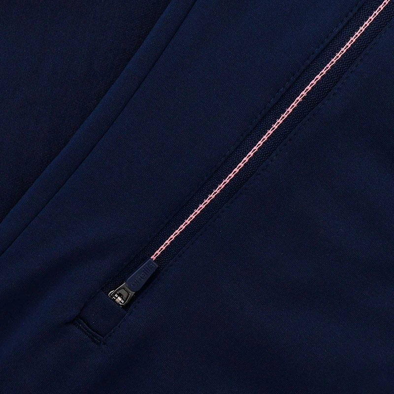 Roscommon GAA Women's Dolmen Brushed Half Zip Top Marine / Pink / Purple - Image 4