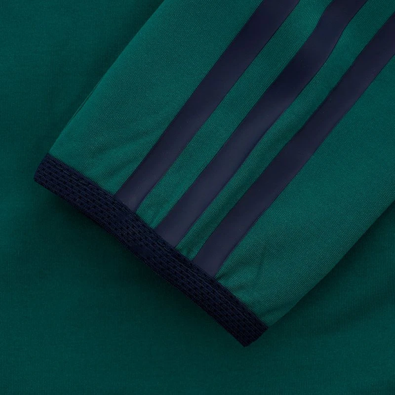 Mayo GAA Kids' Dolmen Brushed Half Zip Top Green / Marine / Red - Image 4