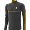 Kilkenny GAA Men's Dolmen Brushed Half Zip Top Dark Grey / Amber / White