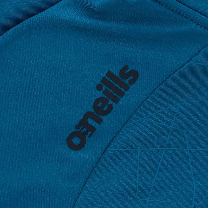 Wicklow GAA Kids' Dolmen Brushed Half Zip Top Blue / Marine / Amber - Image 3
