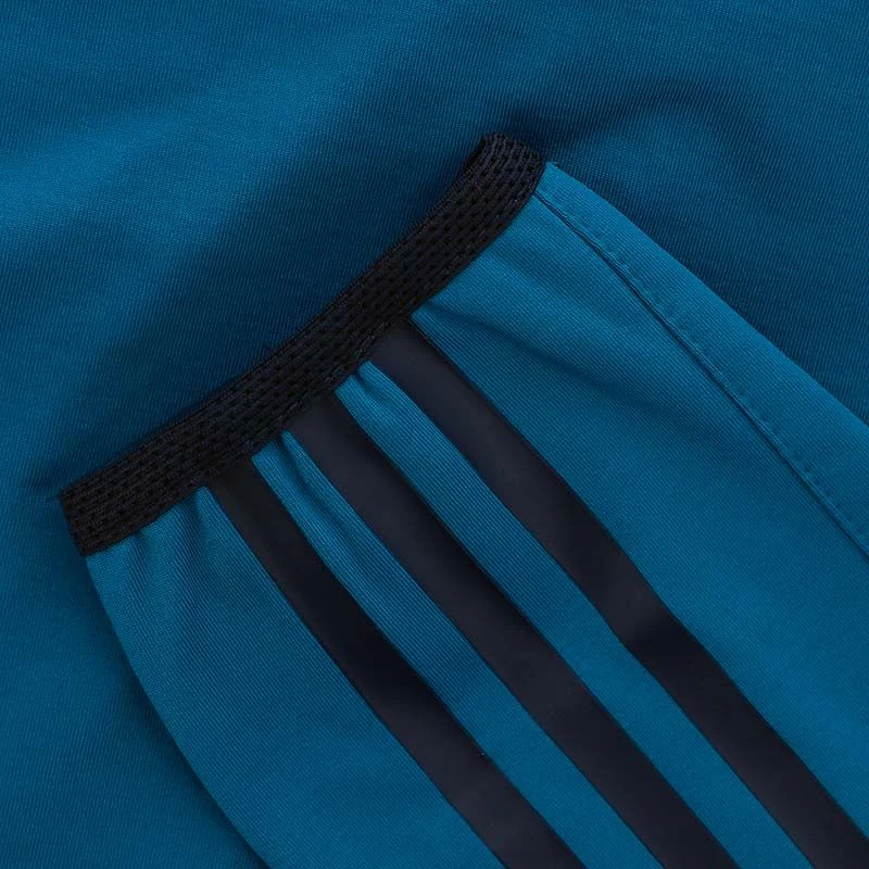 Wicklow GAA Kids' Dolmen Brushed Half Zip Top Blue / Marine / Amber - Image 5