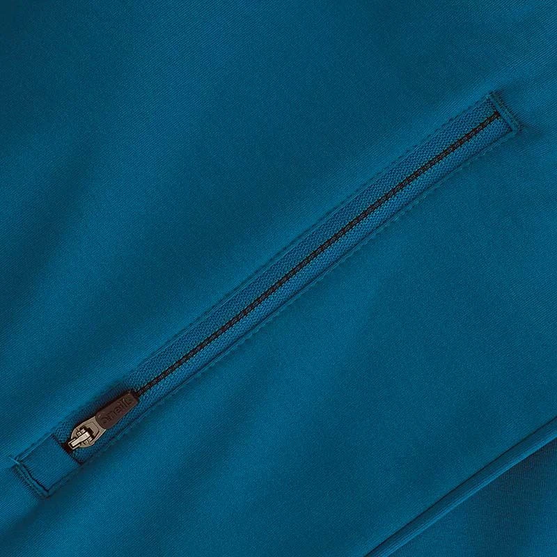 Wicklow GAA Men's Dolmen Brushed Half Zip Top Blue / Marine / Amber - Image 6