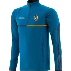 Roscommon GAA Men's Dolmen Brushed Half Zip Top Blue / Marine / Amber