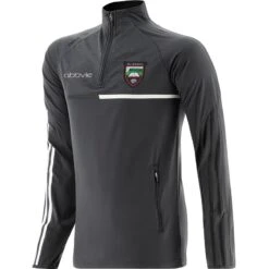 Sligo GAA Men's Dolmen Brushed Half Zip Top Dark Grey / Black / White