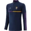 Wexford GAA Men's Dolmen Brushed Half Zip Top Marine / Purple / Amber