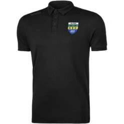 Down GAA Men's Retro Pima Cotton Polo Black