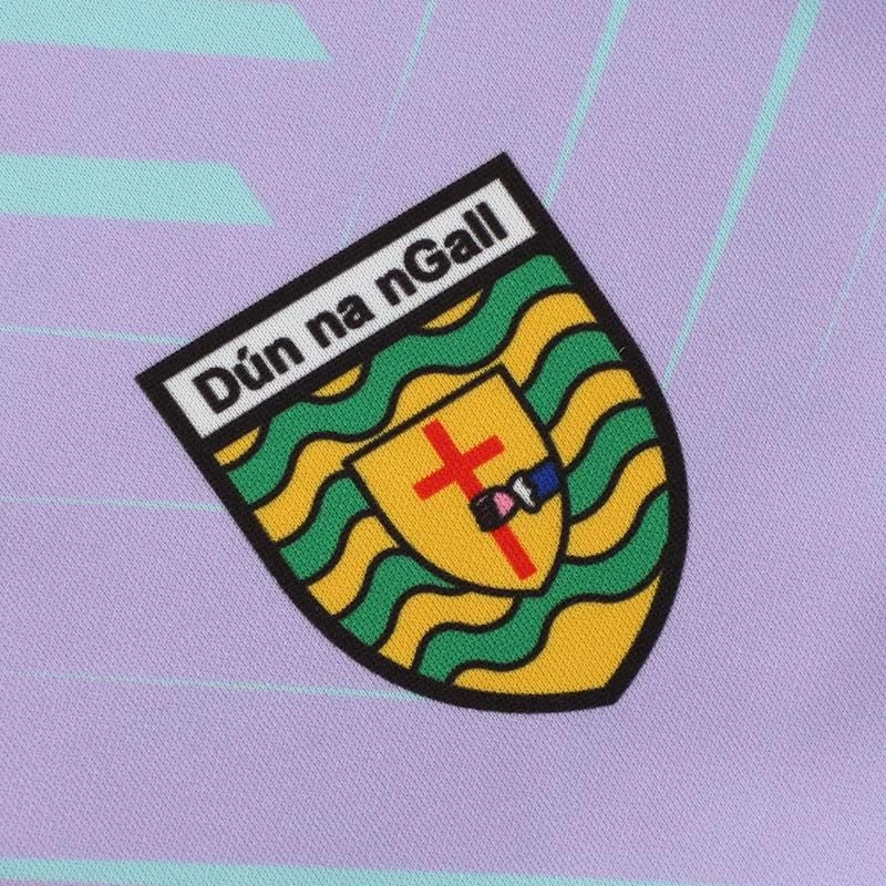Donegal GAA Kids' Short Sleeve Training Top Purple - Image 3