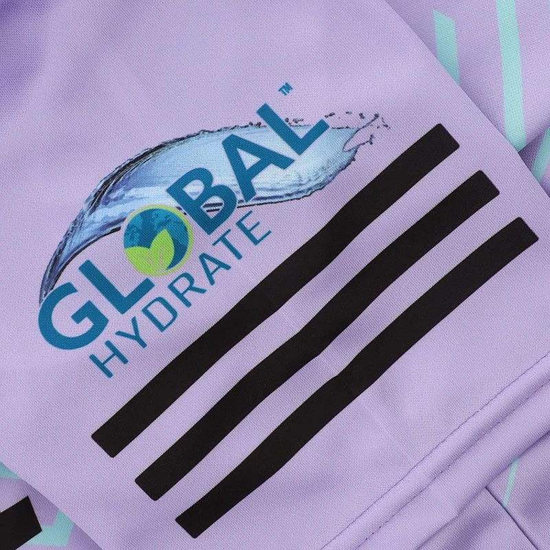 Donegal GAA Kids' Short Sleeve Training Top Purple - Image 7