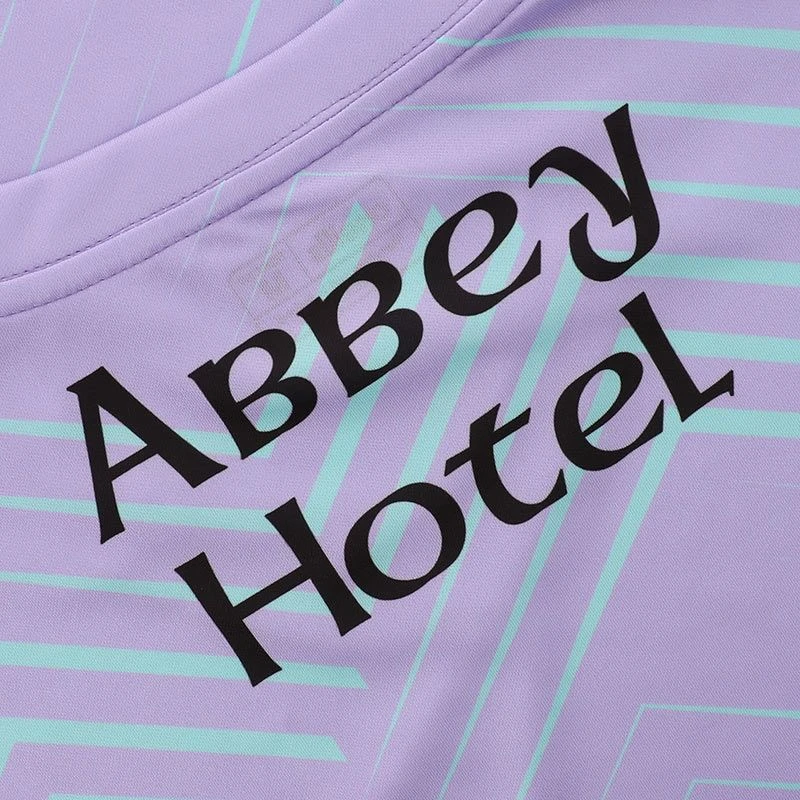 Donegal GAA Player Fit Short Sleeve Training Top Purple - Image 9