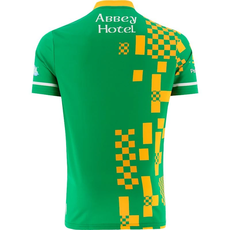 Donegal GAA Short Sleeve Training Top Green / Amber - Image 2