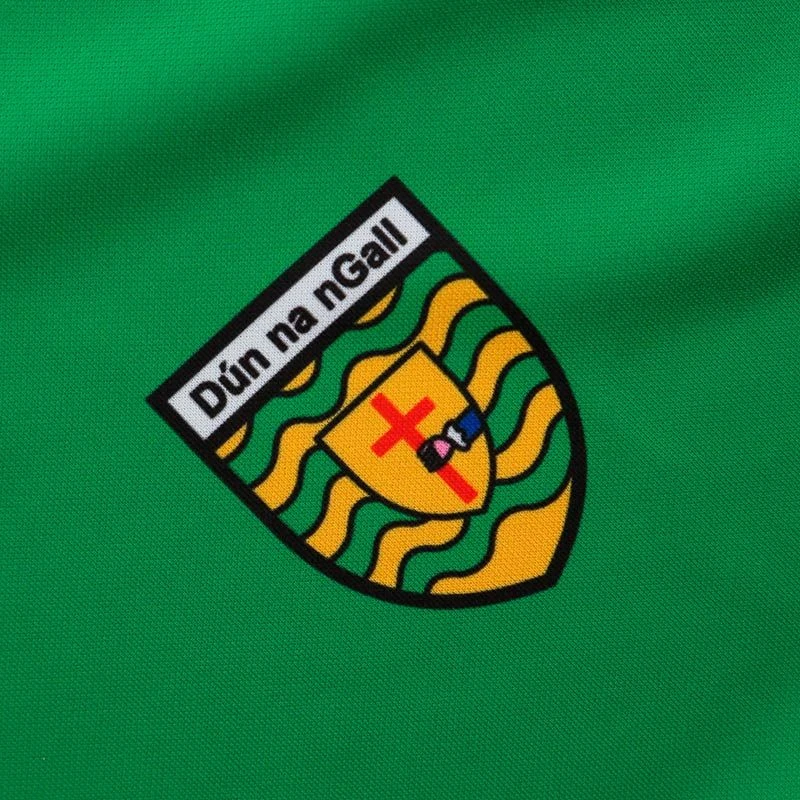 Donegal GAA Short Sleeve Training Top Green / Amber - Image 3