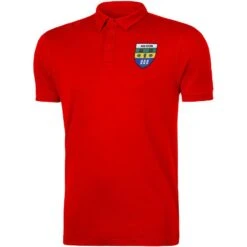 Down GAA Men's Retro Pima Cotton Polo Red