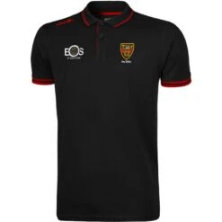 Down GAA Men's Portugal Cotton Polo Shirt Black / Red