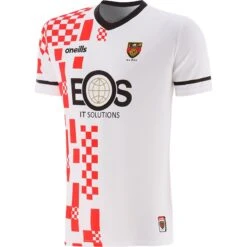 Down GAA Kids' Short Sleeve Training Top White / Red