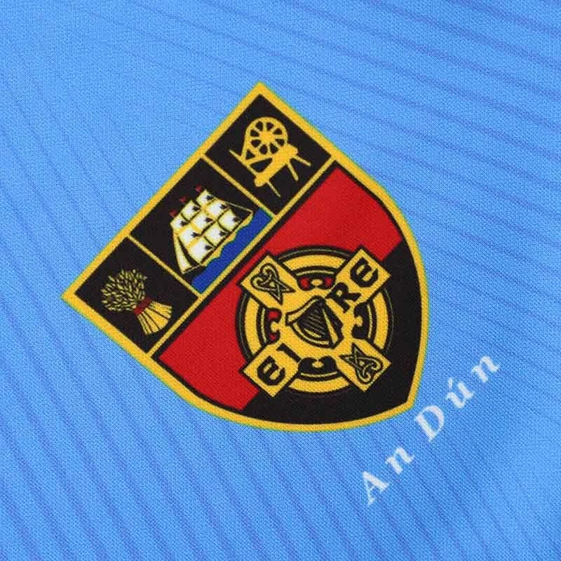 Down GAA Hurling Player Fit Short Sleeve Training Top Sky / Black - Image 3