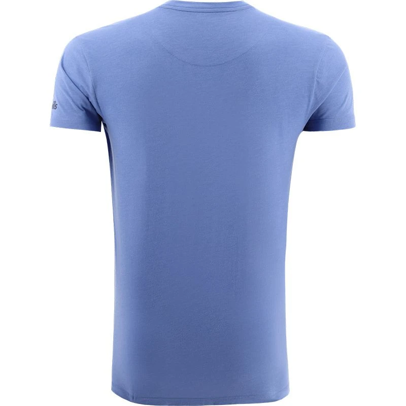 Dublin GAA Men’s Highlander Crest T-Shirt Sky - Image 2