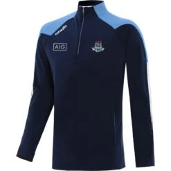 Dublin GAA Men's Nevada Brushed Half Zip Top Marine / Sky / White