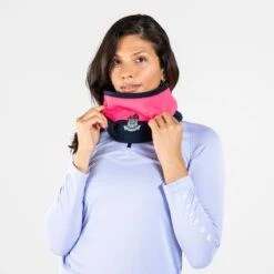 Dublin GAA Peak Snood Marine / Pink / Silver