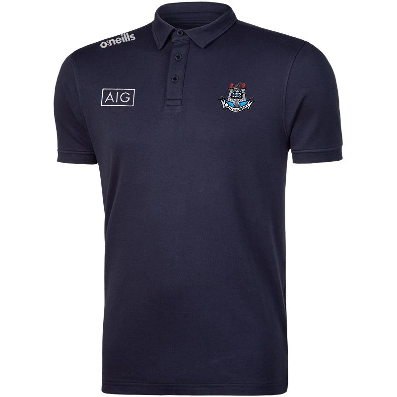 Dublin GAA Men's Pima Cotton Polo Shirt Marine