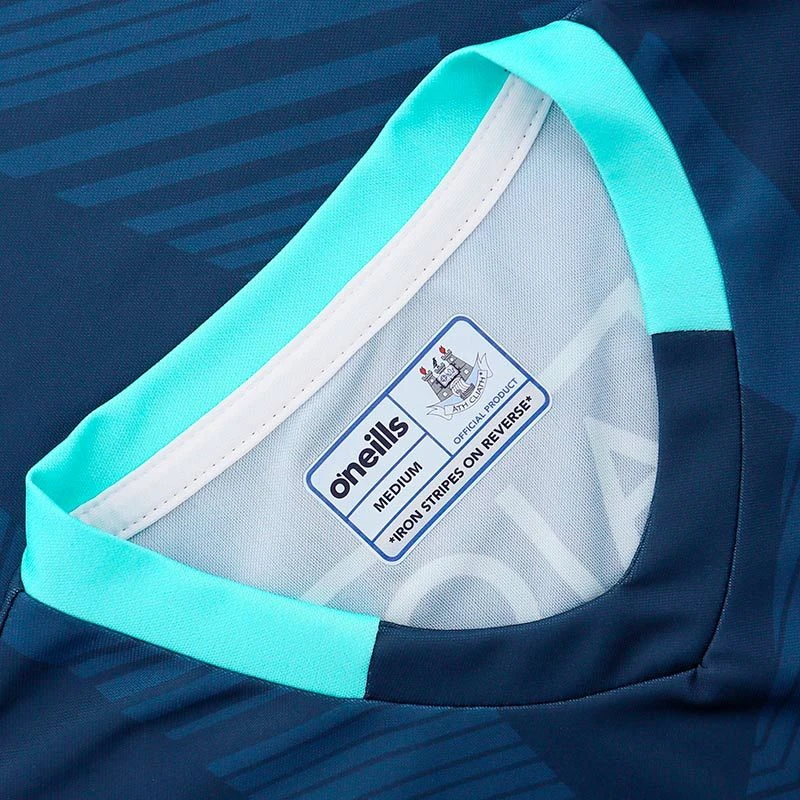 Dublin GAA Kids' Short Sleeve Training Top Marine - Image 6