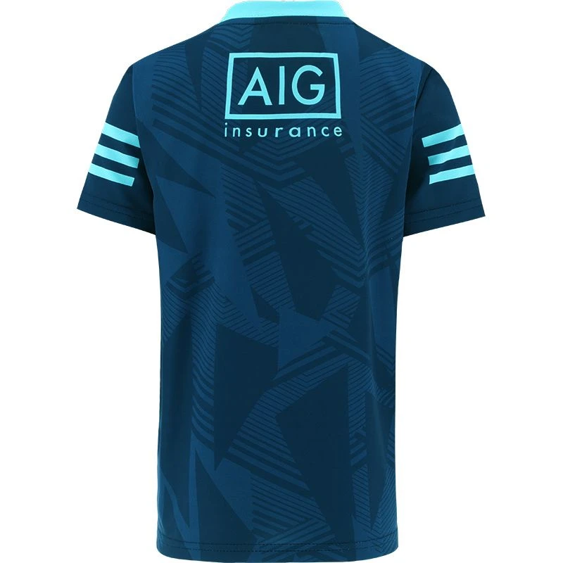 Dublin GAA Kids' Short Sleeve Training Top Marine - Image 2